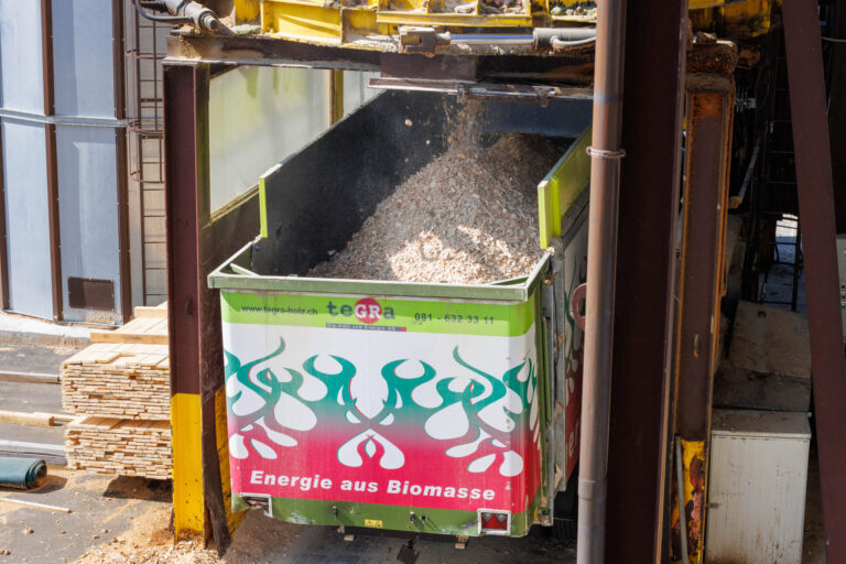 biomassa, cippato, cascami e segatura prodotti da segheria